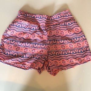 charlotte russe patterned shorts